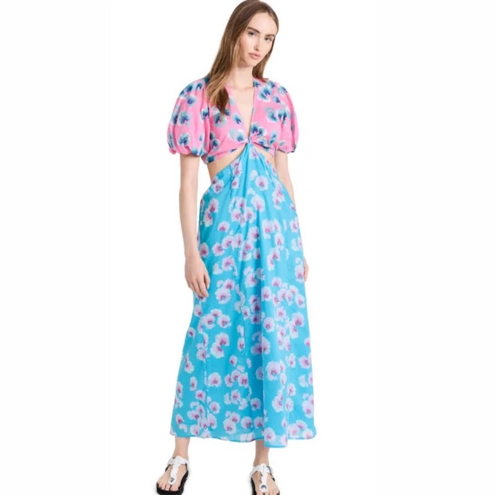 Banjanan Mariana Floral Colorblock Cutout
Dress in Floral Bright NWT. Size S